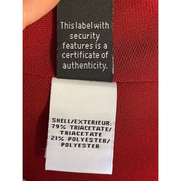 Diane von Furstenberg Raizel Fit & Flare Crepe Dress size 14 Red Office - Picture 7 of 12